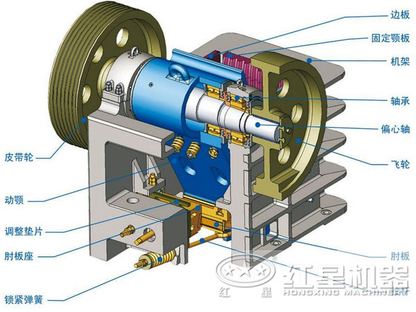 大型混凝土破碎機(jī)結(jié)構(gòu)圖